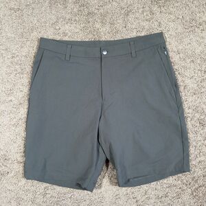Lululemon Commission Shorts Mens 34 Green Classic Fit Warpstreme 9" LM7AK3S Golf